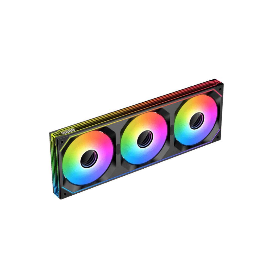 XIGMATEK INFINITY SF360 Digital 120mm 3-Fan Pack - Black