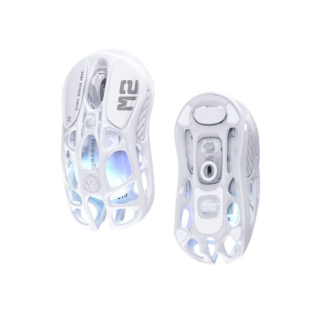GravaStar Mercury M2 Wireless Gaming Mouse - Opaline White