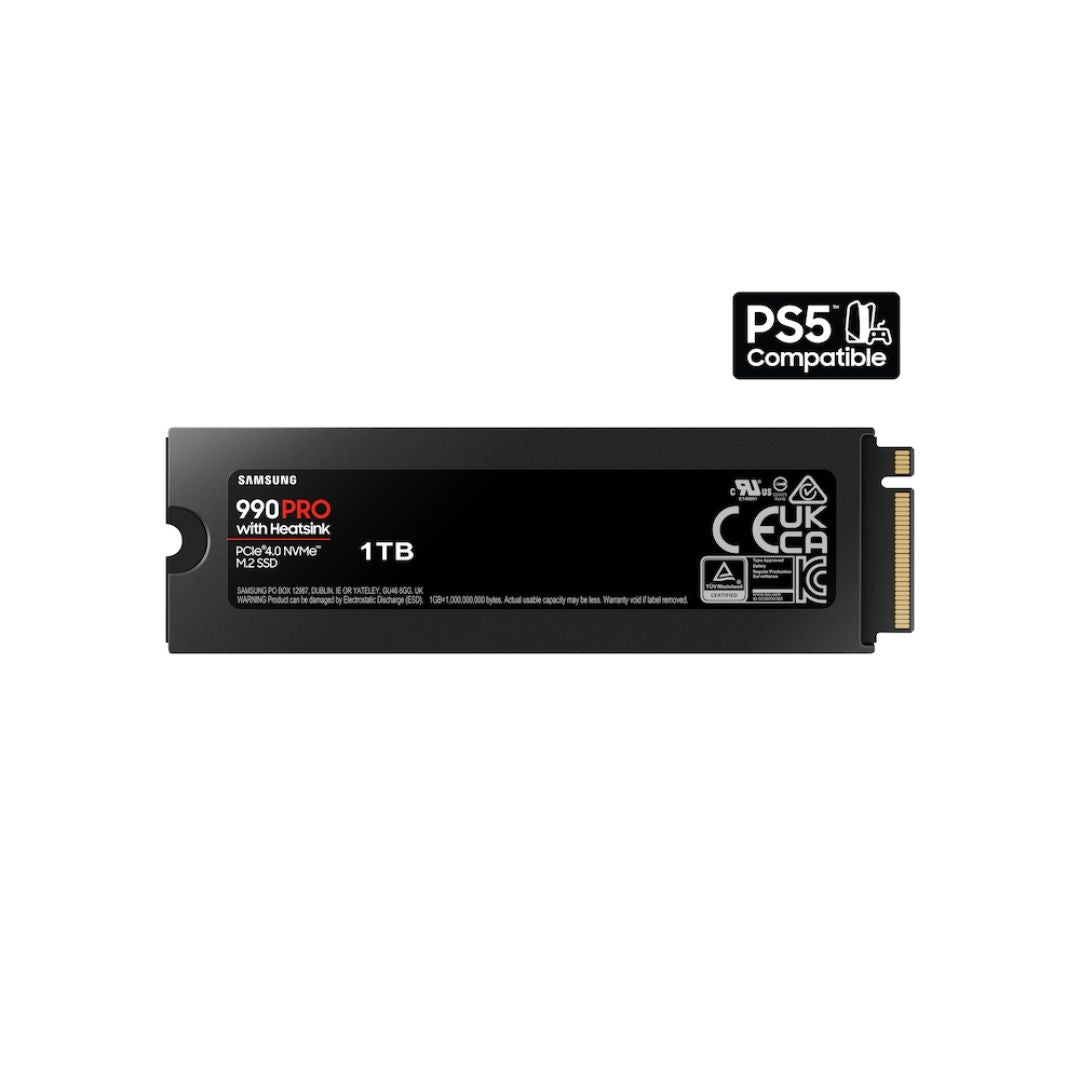 SAMSUNG 990 PRO SSD 1TB PCIe Gen 4، مشتت حراري، NVMe، MZ-V9P1T0CW