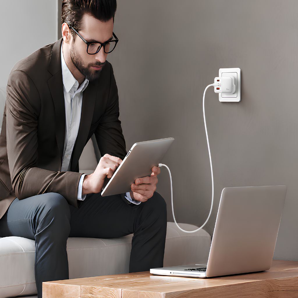 Mcdodo CH-0501 67W GaN Charger 2USB-C + 1USB-A - White