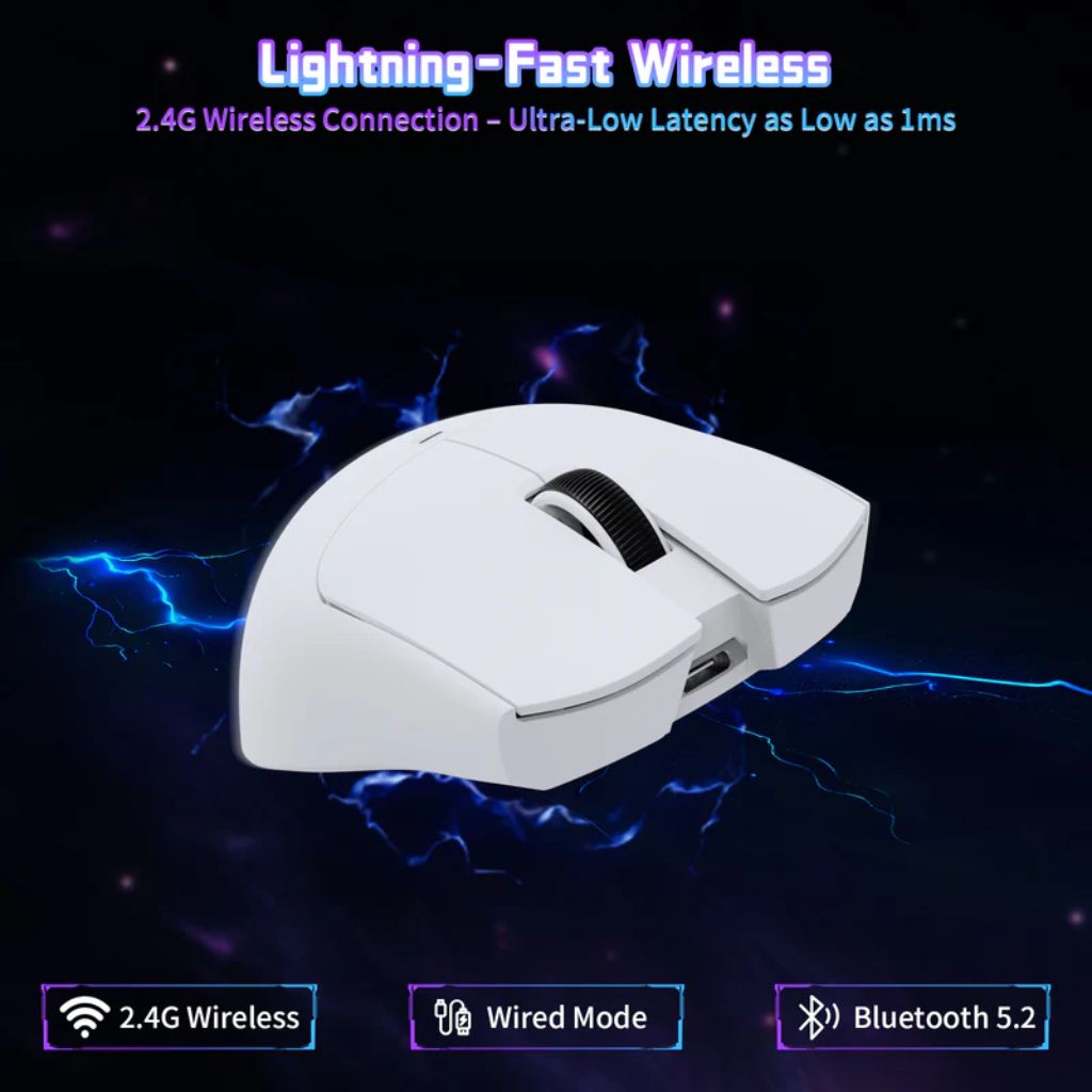 ATTACK SHARK X11 SE Wireless Gaming Mouse - White