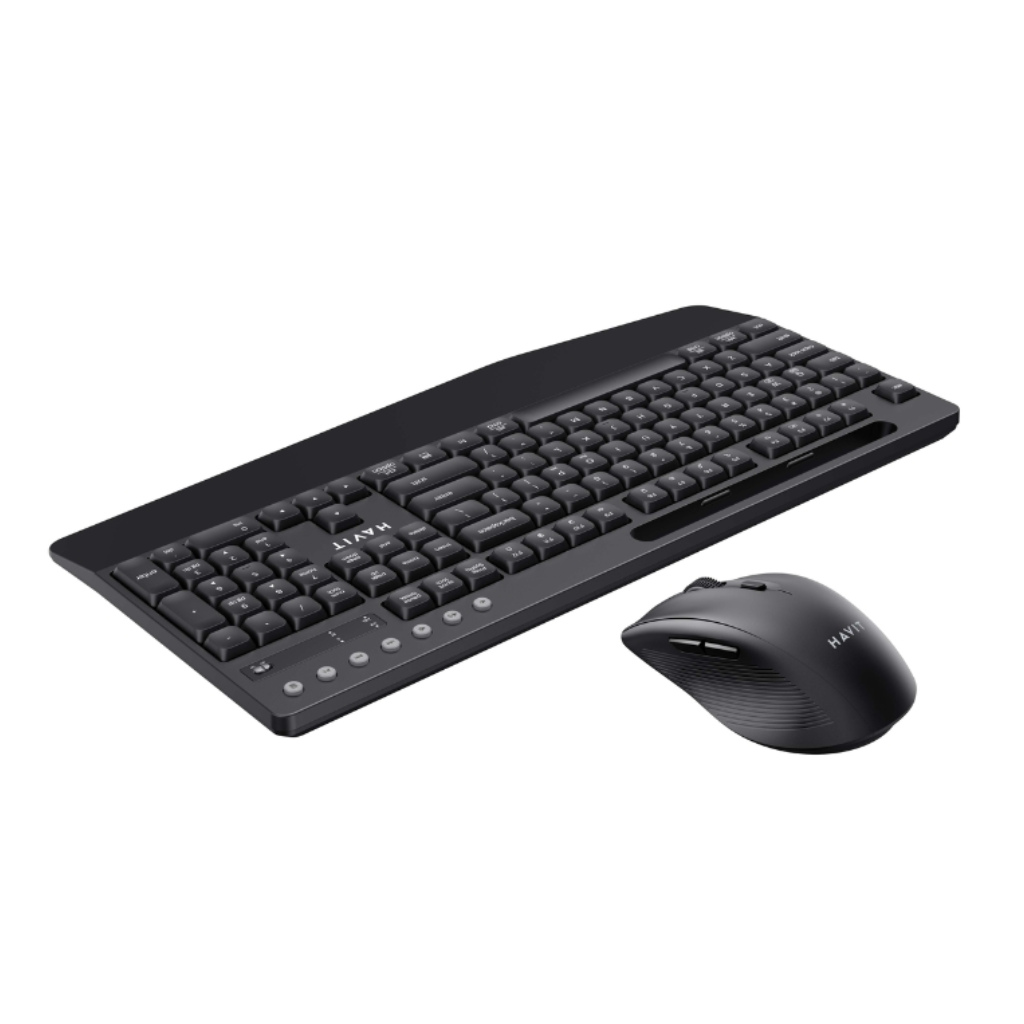 Havit KB251WB Wireless Dual Mode Keyboard & Mouse Combo (English Layout)