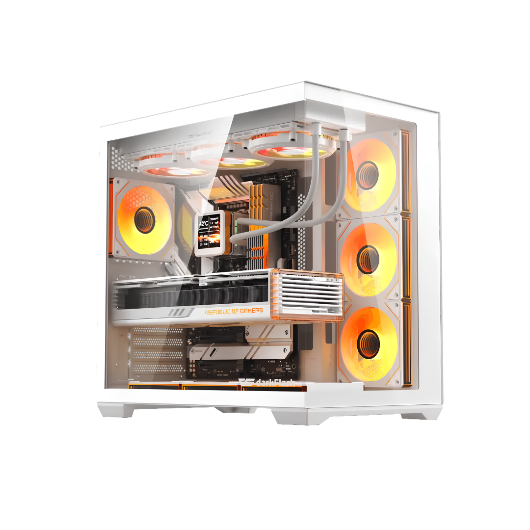 DarkFlash C280 - Computer Case, White