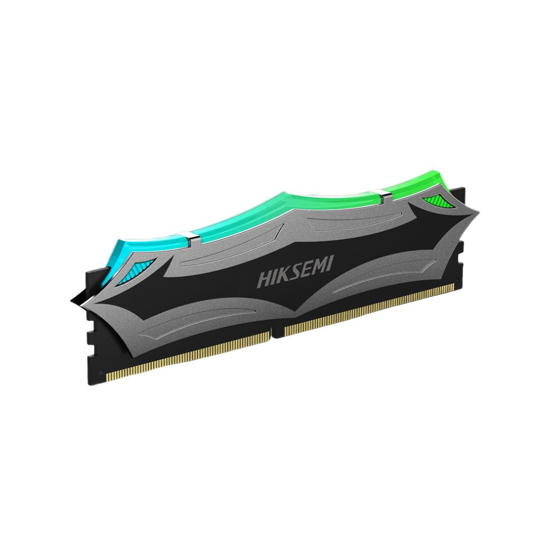 Hiksemi Akira 16GB (1x16GB) 3200Mhz CL16 DDR4 RGB Desktop Memory - Silver