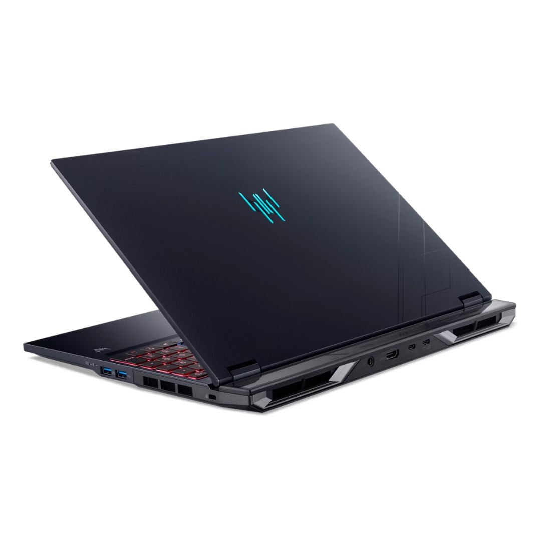 لابتوب أيسر بريداتور هيليوس 16 AI PH16-73-92V4، معالج إنتل ألترا 9-275HX، ذاكرة وصول عشوائي 16 جيجابايت، قرص صلب SSD بسعة 1 تيرابايت، بطاقة رسومات إنفيديا RTX 5090 بسعة 24 جيجابايت، شاشة OLED مقاس 16 بوصة بدقة WQXGA ومعدل تحديث 240 هرتز، لون أسود
