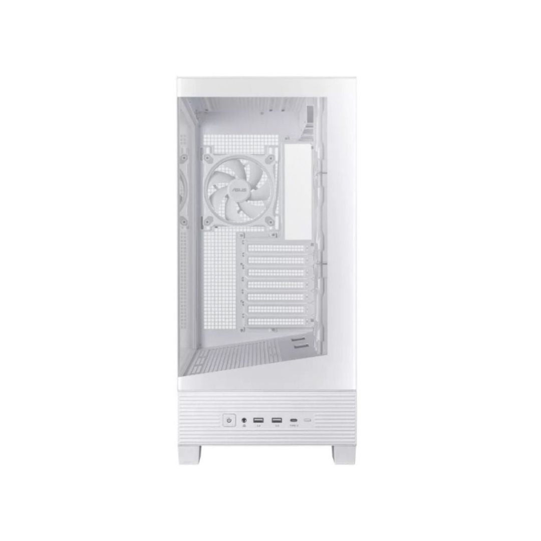 ASUS A31 PLUS Case صندوق حاسوب - أربع مراوح ARGB، لون أبيض