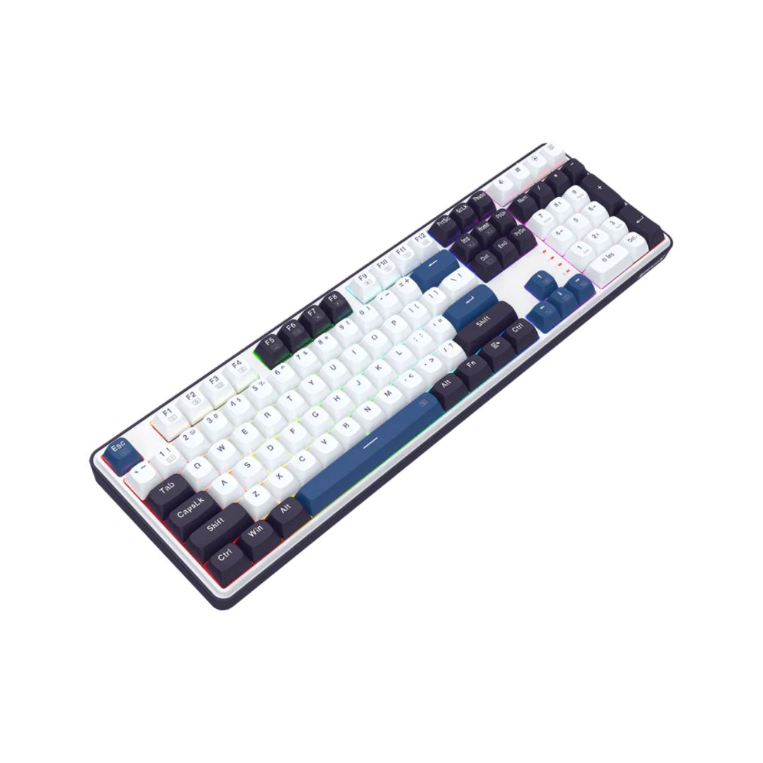 لوحة مفاتيح ميكانيكية Redragon Wyvern K689WBB - باندا