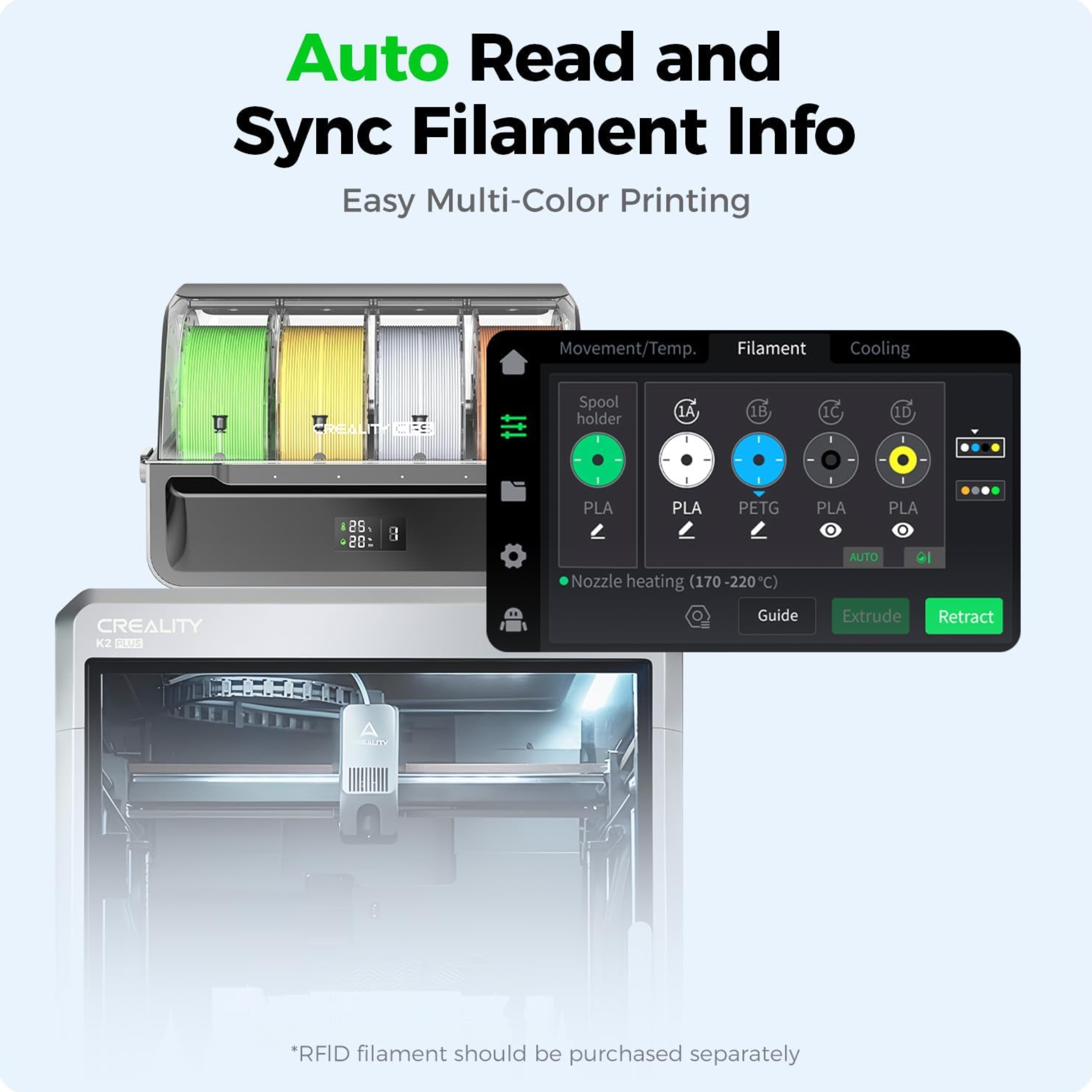 Creality CFS Filament System (For K2 Printer)