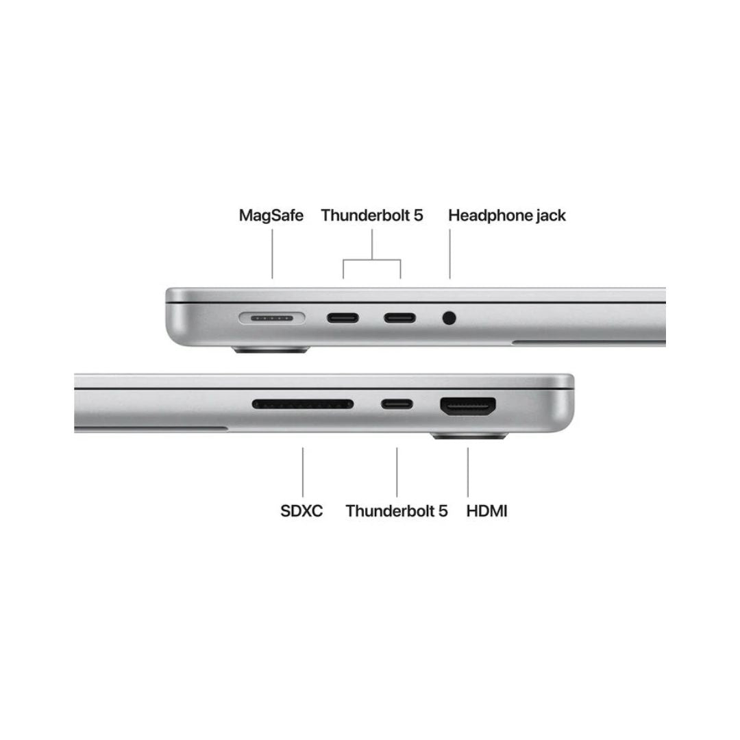 Apple Macbook Pro MJLV4AB/A - A3426, M5 (15 Core), GPU (16 Core), RAM 24GB, SSD 2TB, 14.2 (3024 x 1964), Silver