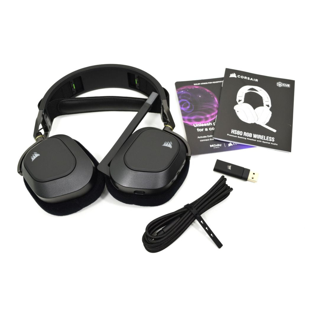 Corsair HS80 Wireless Carbon Headphones in Iraq – 7.1 Surround