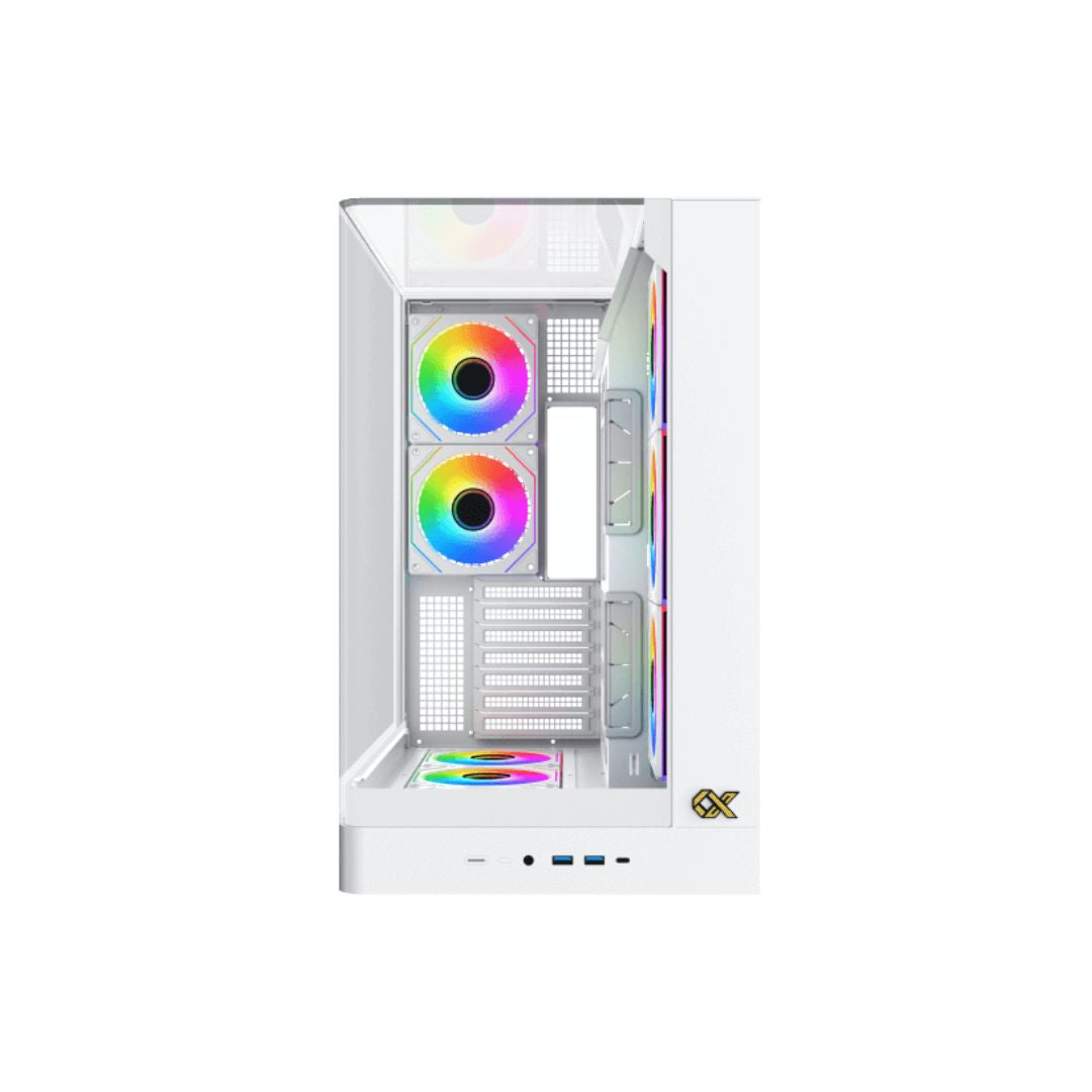 Xigmatek Pano II Arctic Mid Tower Case - White