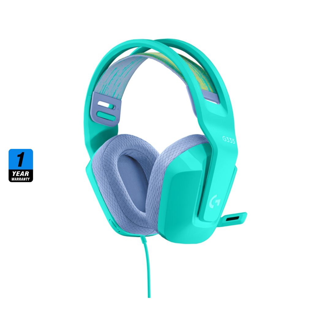 Logitech G335 Wired Gaming Headset - Mint