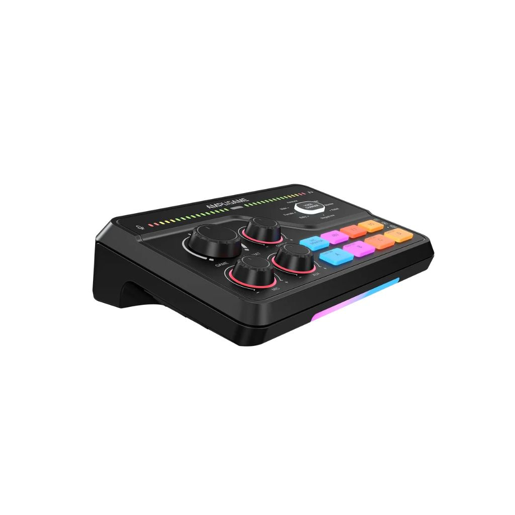 FIFINE AmpliGame SC8 - RGB Gaming Audio Mixer