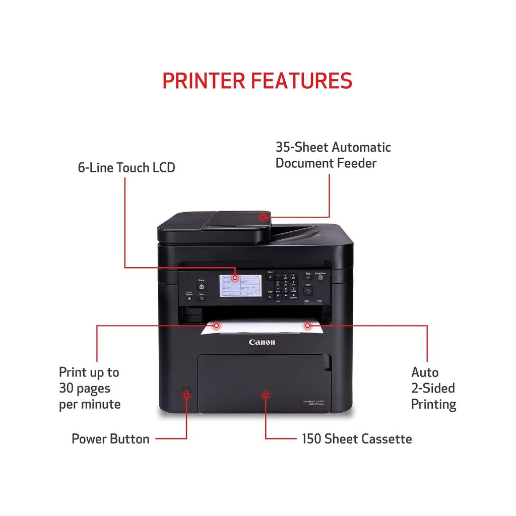 Canon imageCLASS MF275dw - Mono Laser 4-in-1 Printer
