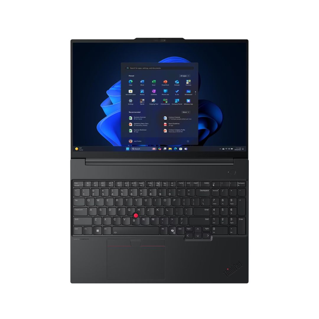 Lenovo ThinkPad E16 - (5NGR) Ultra 7-255H, 16GB, 512GB, Intel® Graphics, 16 Inch WUXGA IPS, Black