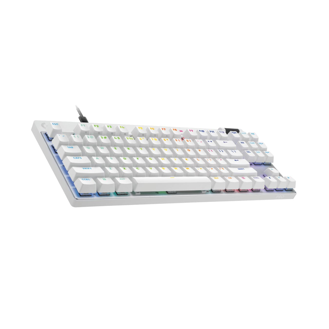 Logitech G PRO X TKL RAPID Wired Gaming Keyboard - White