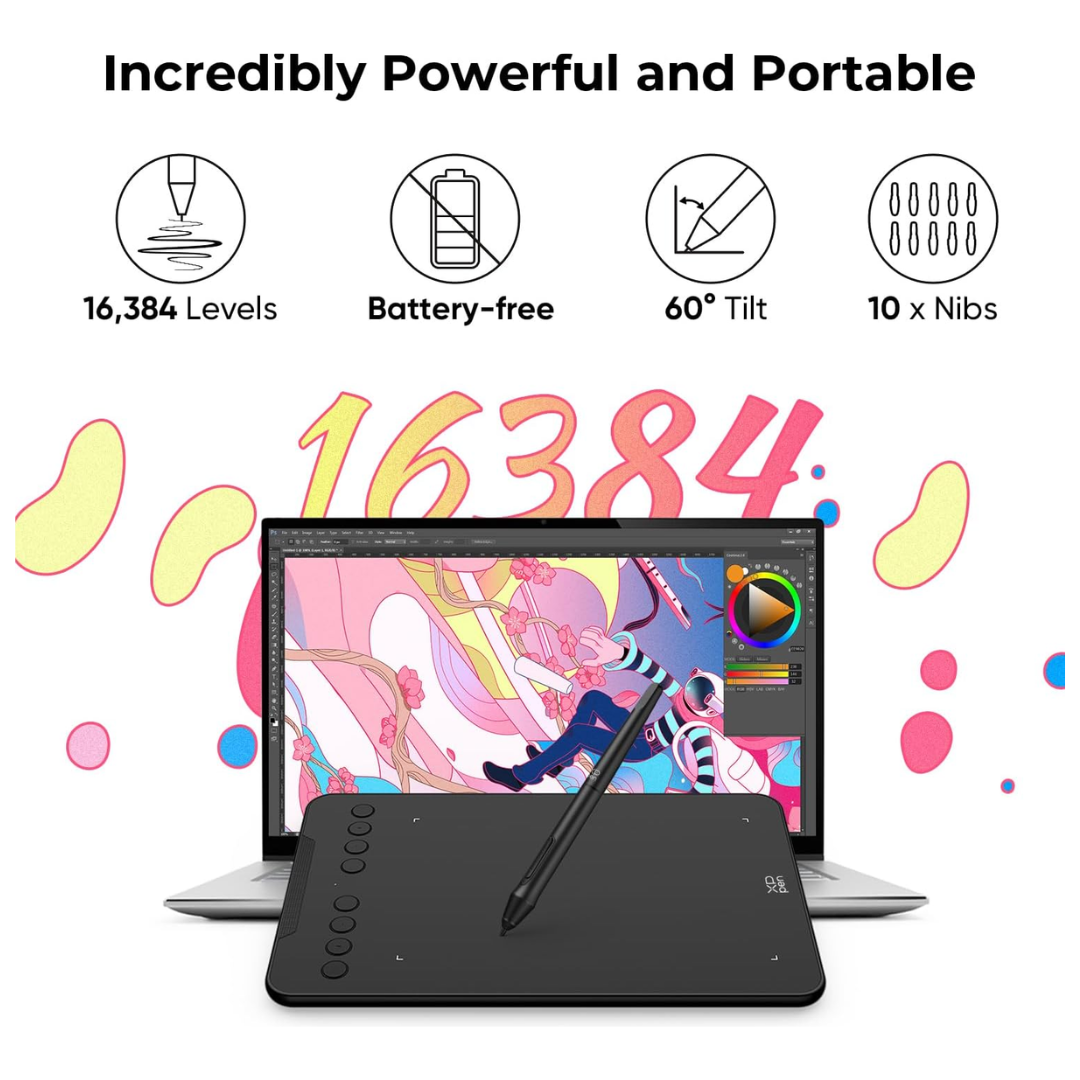 XP Pen Deco mini7 V2 Graphic Drawing Tablet