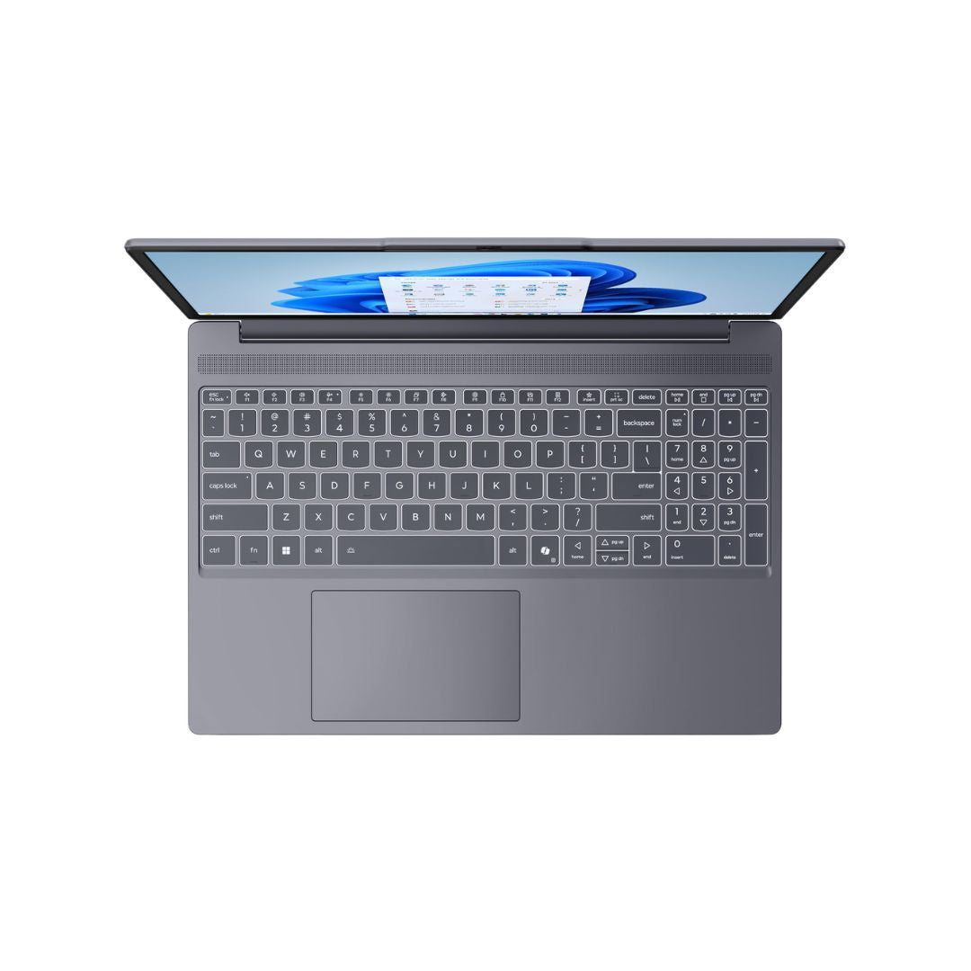 Lenovo IdeaPad Slim 3 15IRH10R - (5VPS) معالج Intel Core 7-240H، ذاكرة وصول عشوائي (RAM) سعة 16 جيجابايت، قرص تخزين SSD سعة 512 جيجابايت، بطاقة رسومات Intel® Graphics، شاشة IPS WUXGA مقاس 15.3 بوصة، لون رمادي قمري