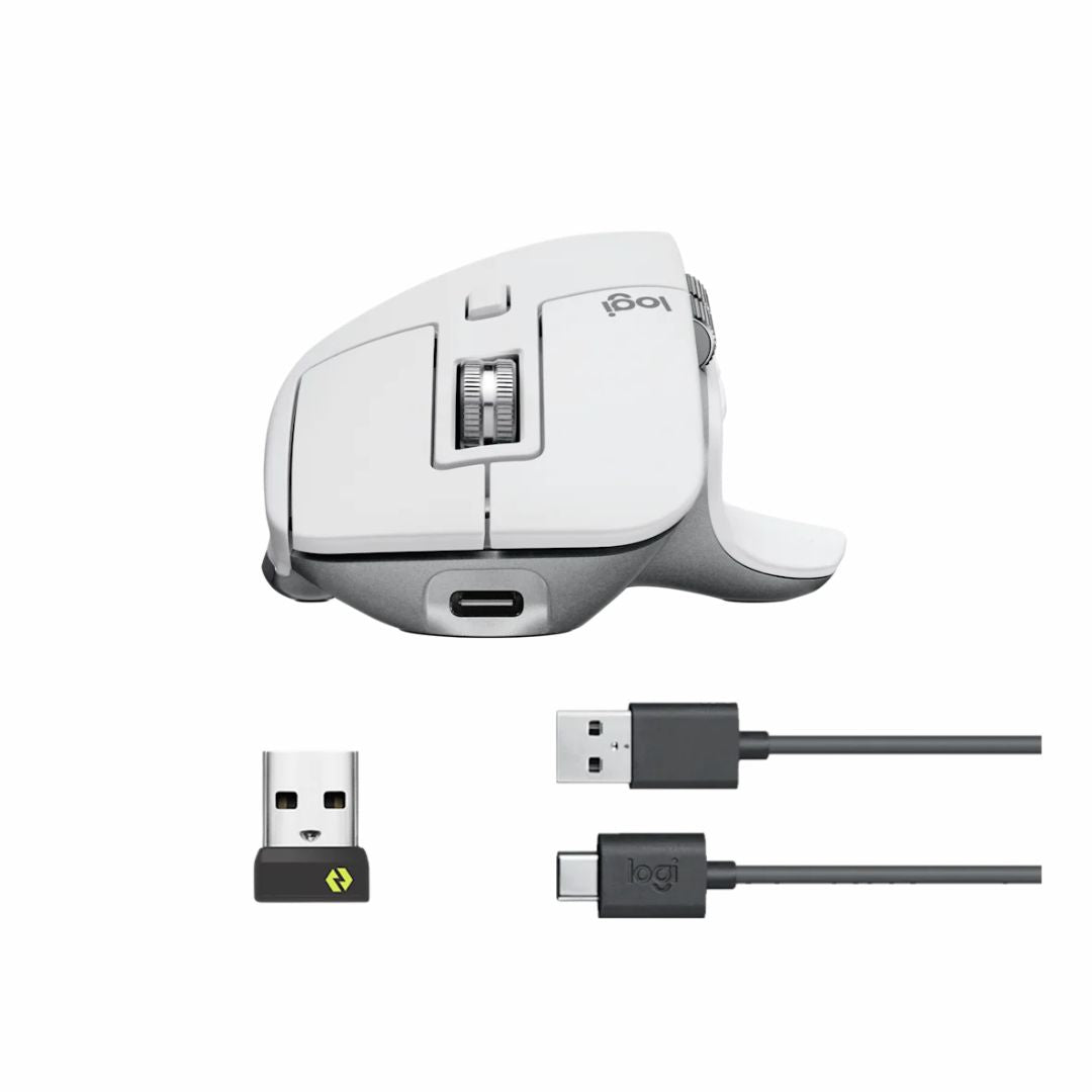 Logitech MX Master 3s Wireless Mouse - Pale Gray