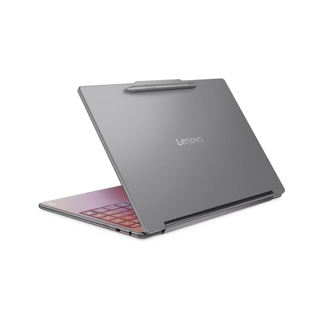 Lenovo Yoga 9 Aura Edition 14ILL10 - (13AX) Intel Core Ultra 7-258V, RAM 32GB, SSD 1TB, Intel® Arc™ Graphics 140V, شاشة لمس 14 بوصة WQXGA+ OLED 120Hz، رمادي لونا