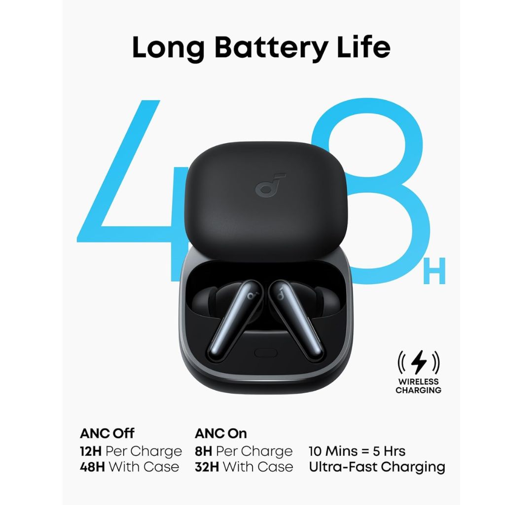 Anker Soundcore Liberty 5 Black | ANC Hi-Res LDAC in Iraq
