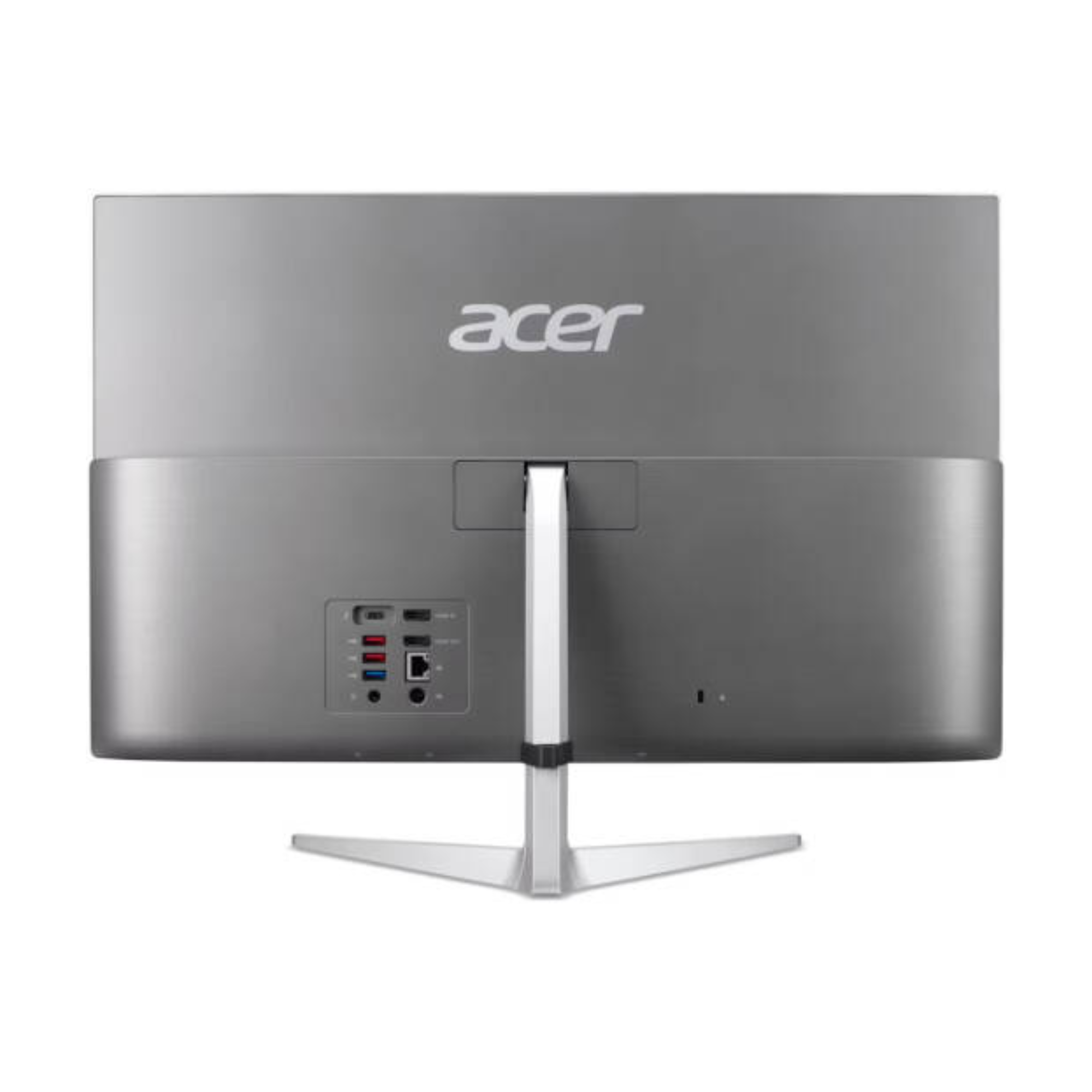جهاز Acer Aspire C24-1651 المتكامل، معالج Intel Core i5-1135G7، ذاكرة وصول عشوائي 8 جيجابايت، قرص SSD بسعة 512 جيجابايت + قرص HDD بسعة 1 تيرابايت (مُطوّر)، بطاقة رسومات NVIDIA MX450 بسعة 2 جيجابايت، شاشة لمس IPS بدقة FHD مقاس 24 بوصة، لون فضي
