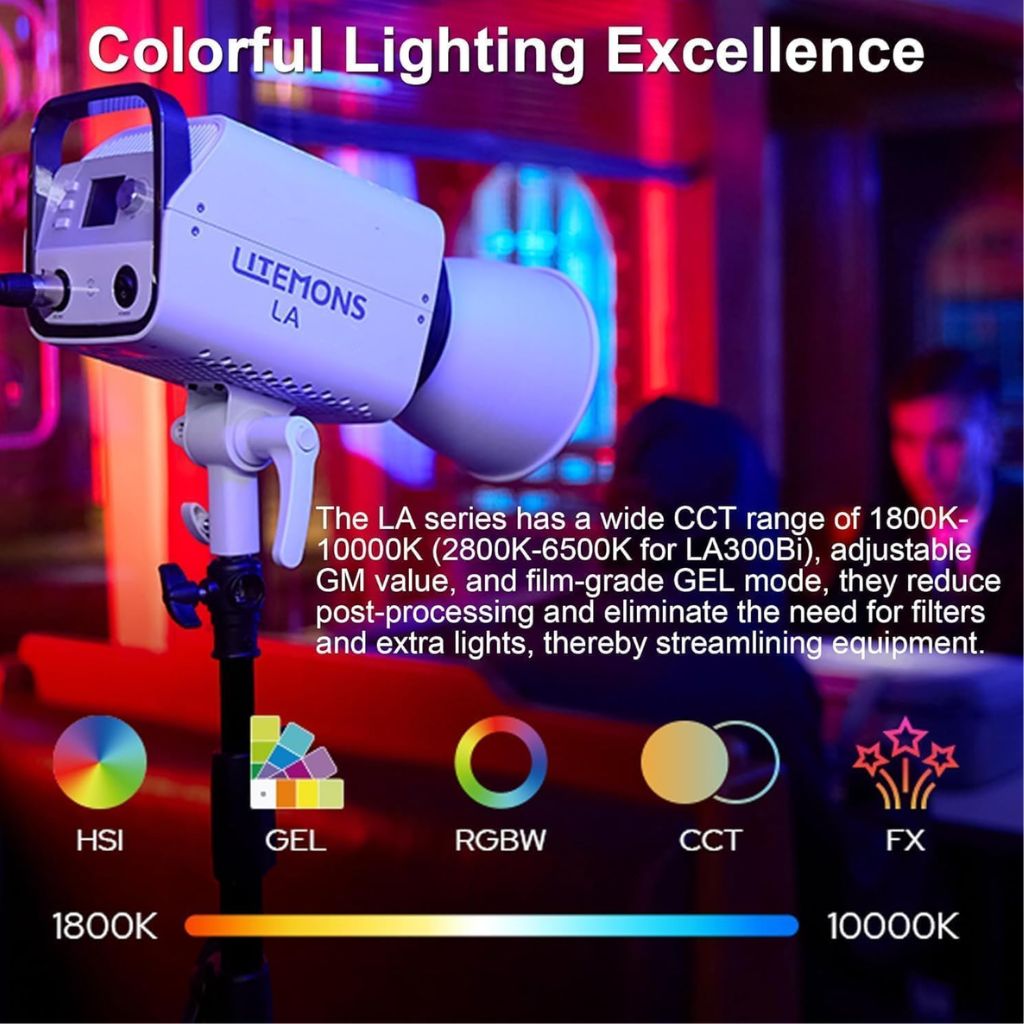 Godox LA150R Litemons RGB LED Video Light – 165W Full-Color COB