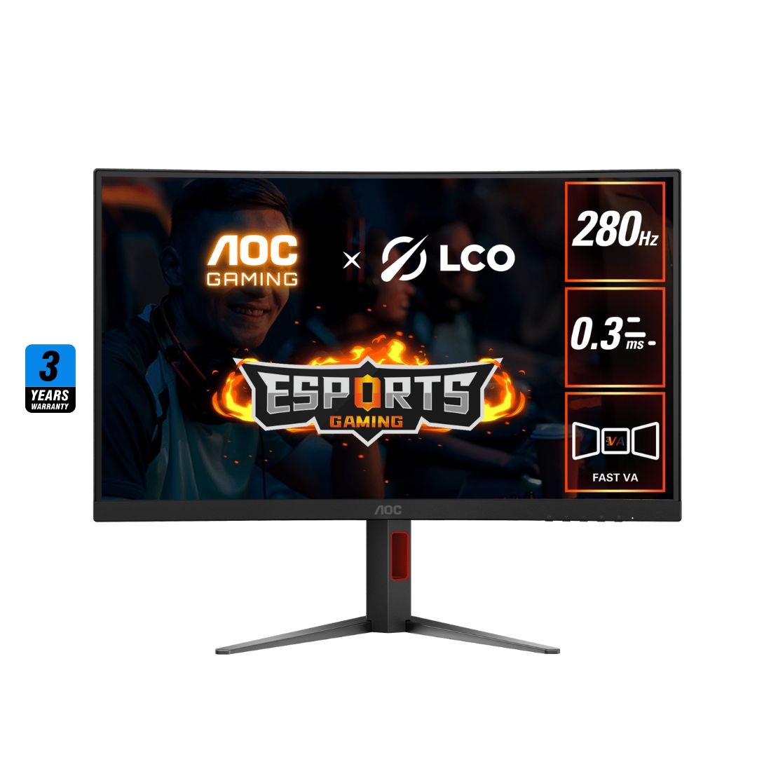 AOC  C27G4Z 27 FHD (1920x1080) 280Hz 0.3Ms Fast VA Curved