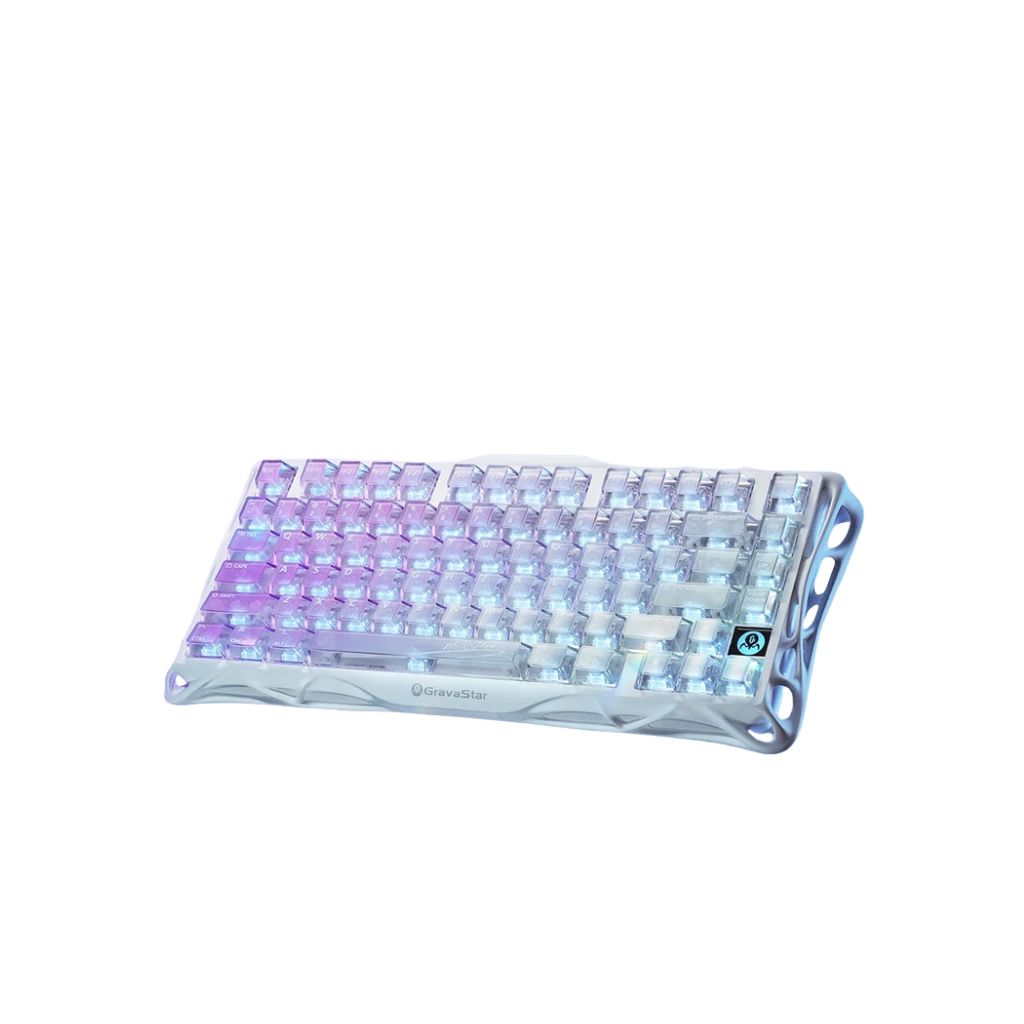 Gravastar Mercury K1 Lite Wireless - Crystal Aurora Gaming Keyboard