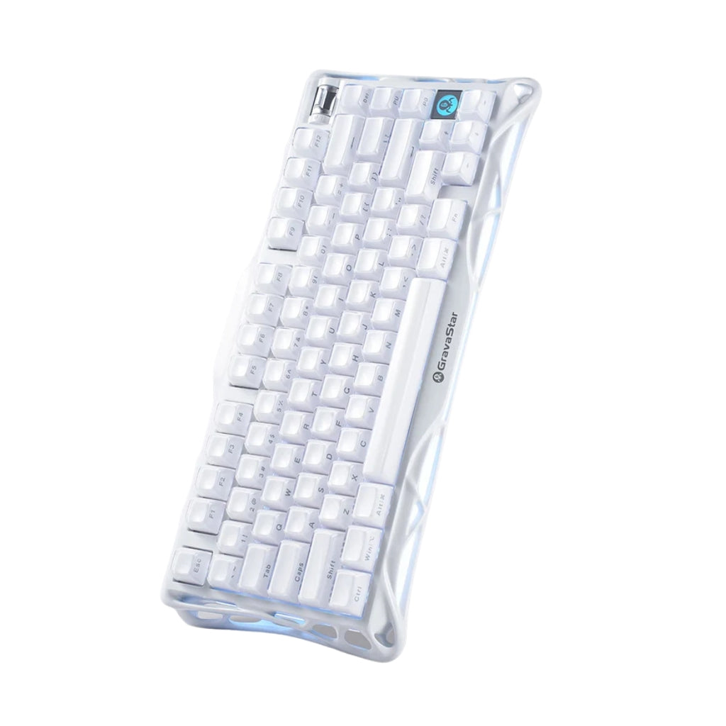 Gravastar Mercury K1 Wireless Gaming Keyboard - Opaline White