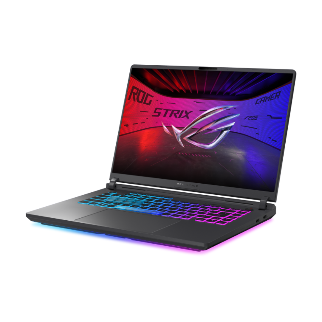 ASUS ROG Strix G16 G615LR-RV231، معالج Intel Core Ultra 9-275HX، ذاكرة وصول عشوائي (RAM) سعة 16 جيجابايت، قرص SSD سعة 1 تيرابايت، بطاقة رسومات NVIDIA Geforce RTX 5070 TI سعة 12 جيجابايت، شاشة 16.0 بوصة WQXGA بتردد 165 هرتز، لون أخضر فولت