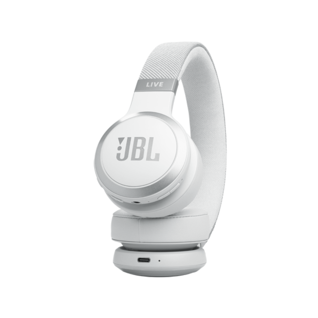 سماعات رأس لاسلكية JBL Live 670NC - لون أبيض