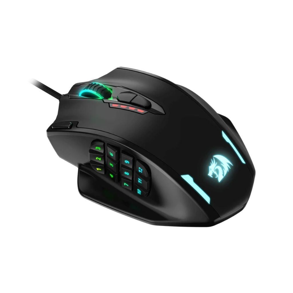Redragon IMPACT M908 Wired Gaming Mouse - Black
