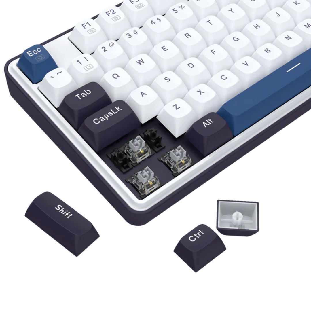 لوحة مفاتيح ميكانيكية Redragon Wyvern K689WBB - باندا