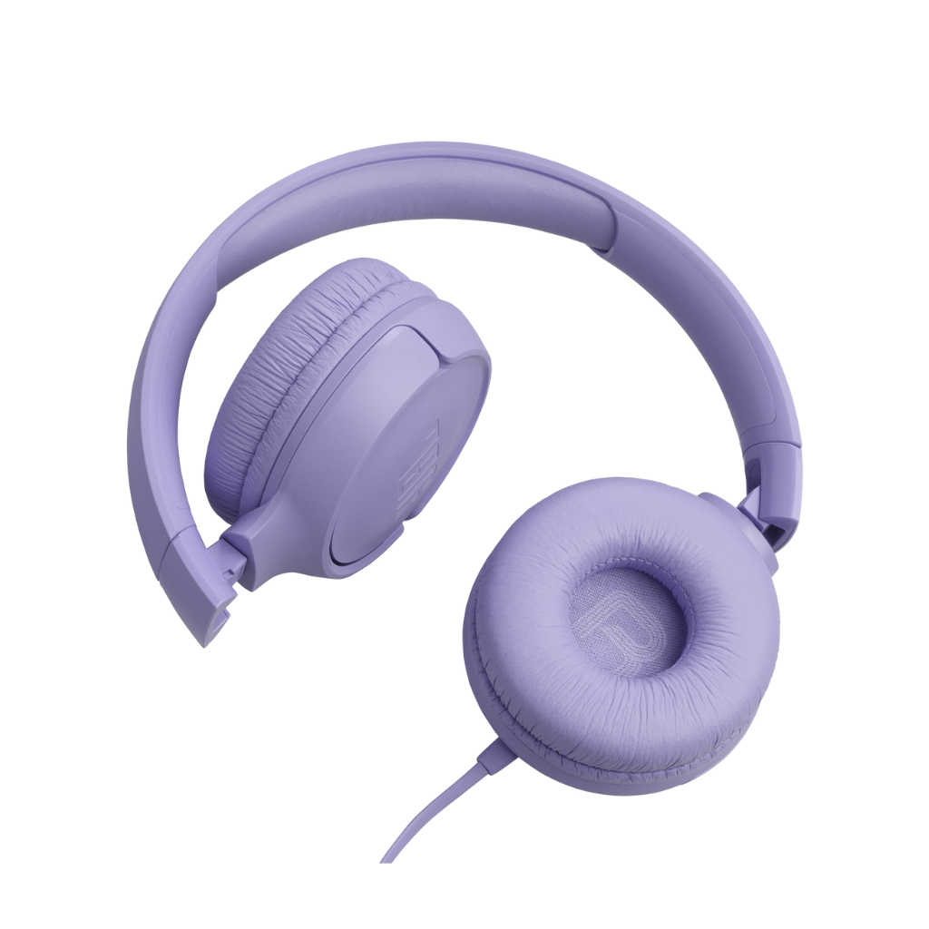 سماعات رأس JBL Tune 520C USB-C عالية الدقة سلكية توضع على الأذن - أسود