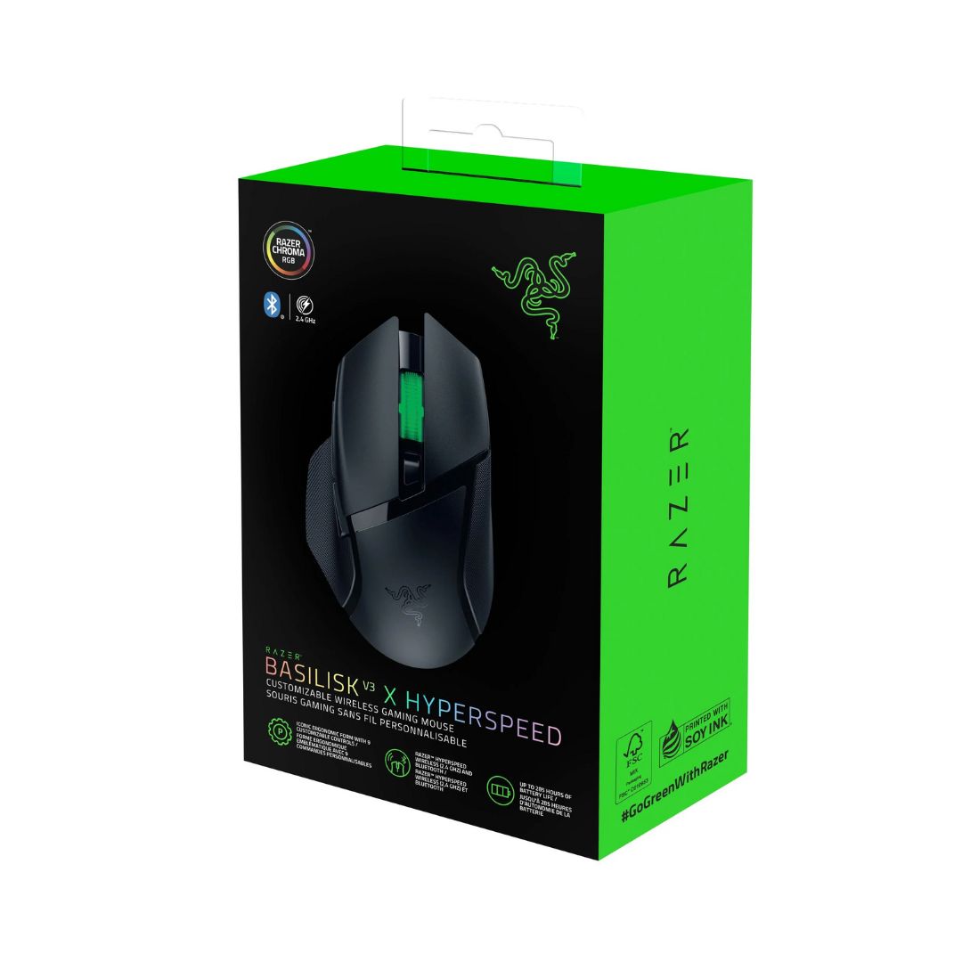 Razer Basilisk V3 X HyperSpeed Gaming Mouse - Black