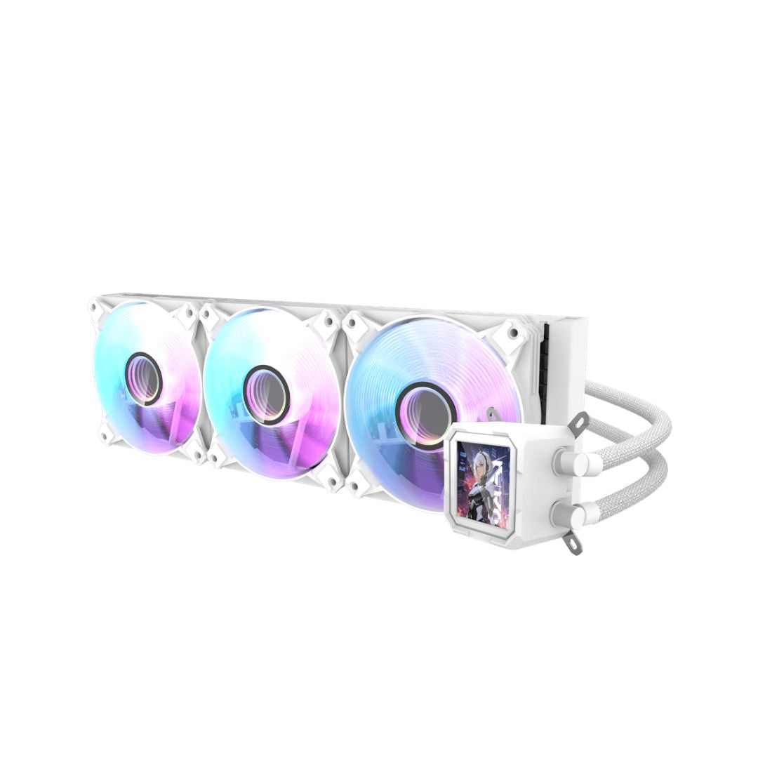 DarkFlash DV360S ARGB Liquid CPU Cooler - White