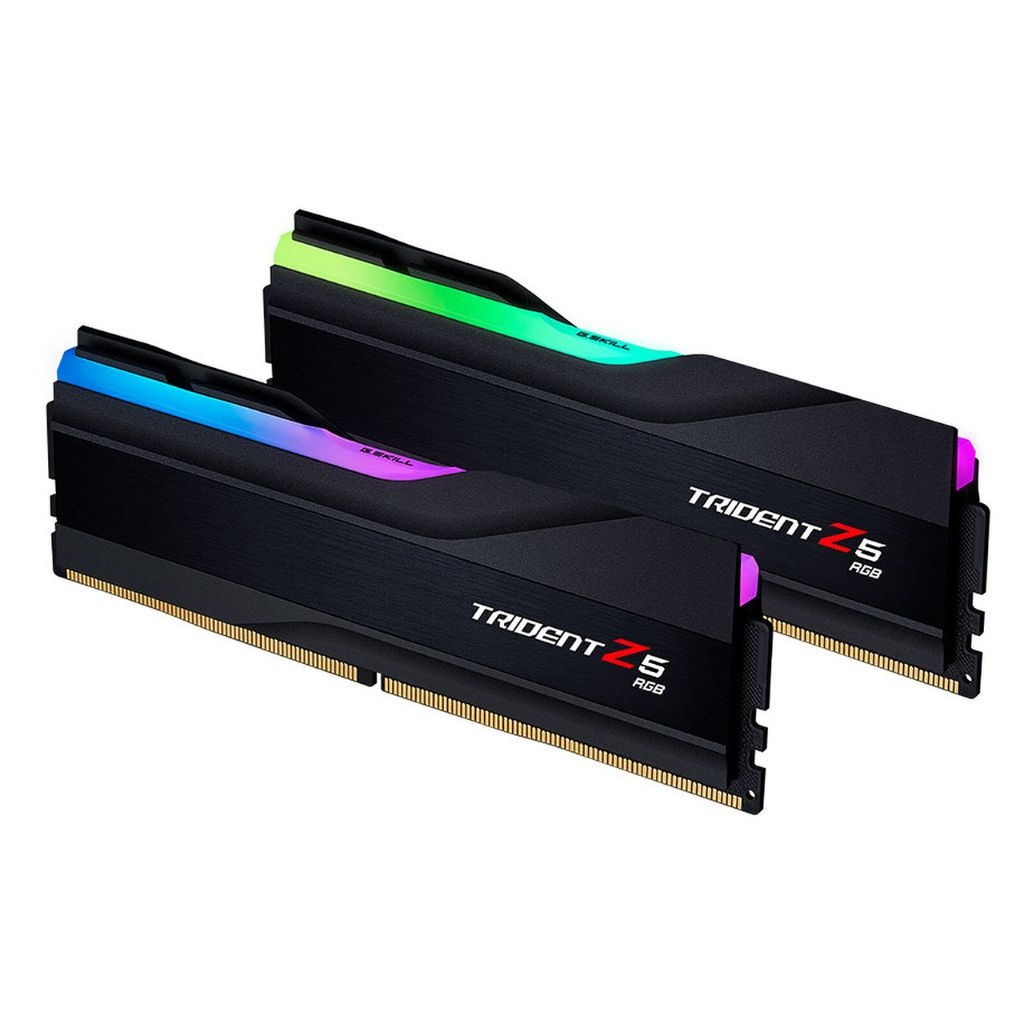 G.SKILL Trident Z5 RGB 32GB (2×16GB) DDR5 6400MHz CL32 Desktop Memory - Matte Black
