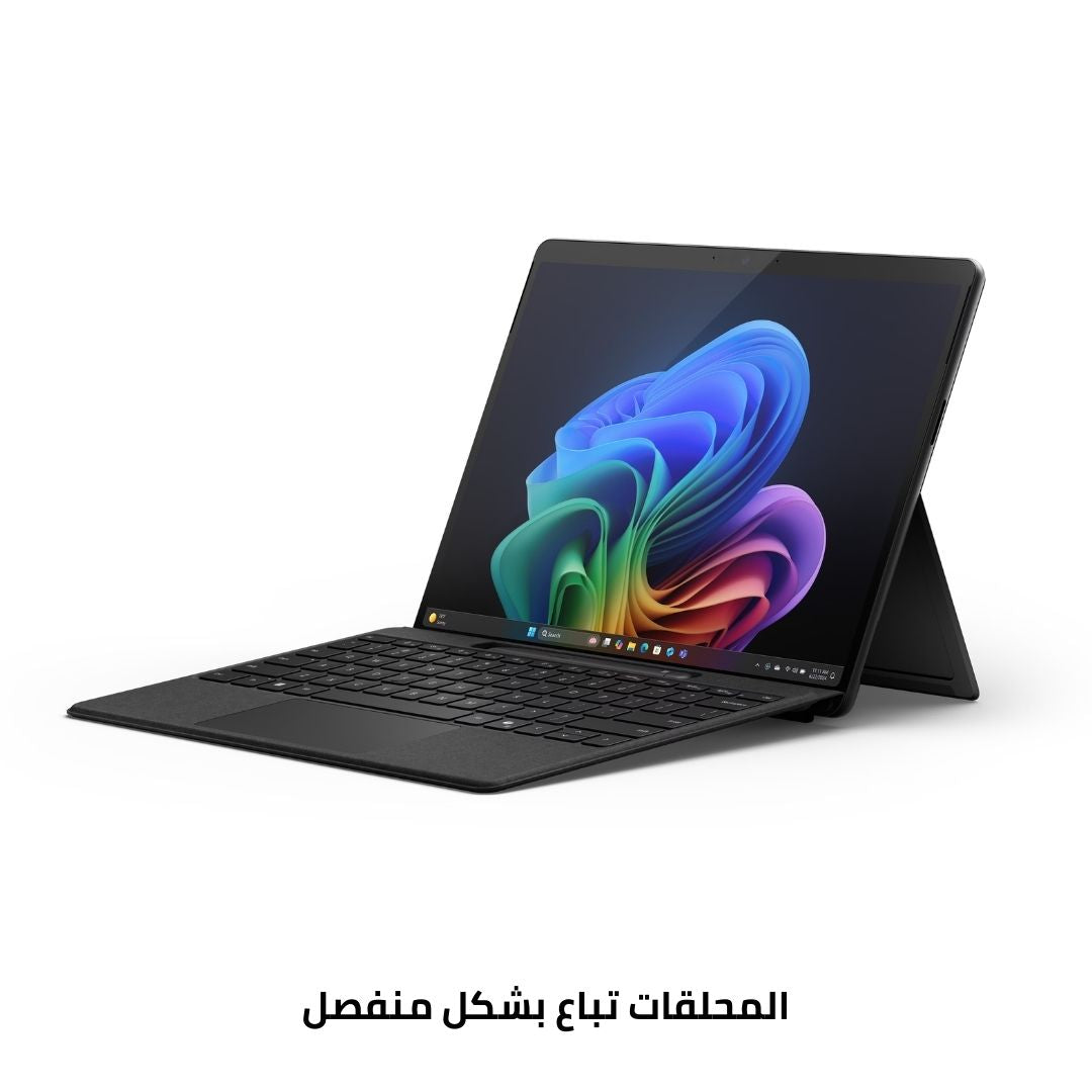 مايكروسوفت سيرفس برو 11 EP2-20189، معالج إنتل ألترا 7-266V، ذاكرة وصول عشوائي 16 جيجابايت، قرص صلب SSD بسعة 512 جيجابايت، معالج إنتل آرك، شاشة 13 بوصة (2880 × 1920)، أسود