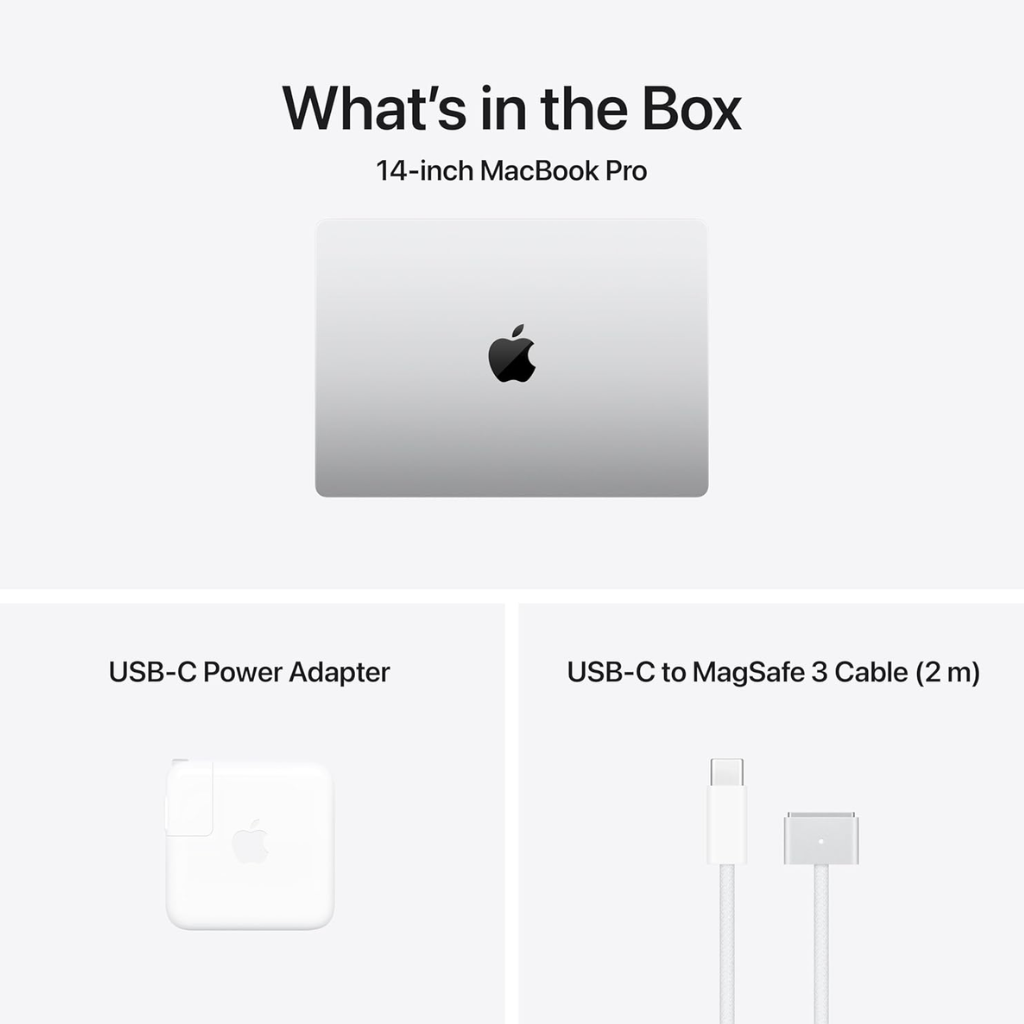 Apple Macbook Pro MDE64LL/A - A3434, M5 Chip 10C, RAM 24GB, SSD 1TB, GPU M5 10C, 14.2 (3024 x 1964) 120Hz, Silver