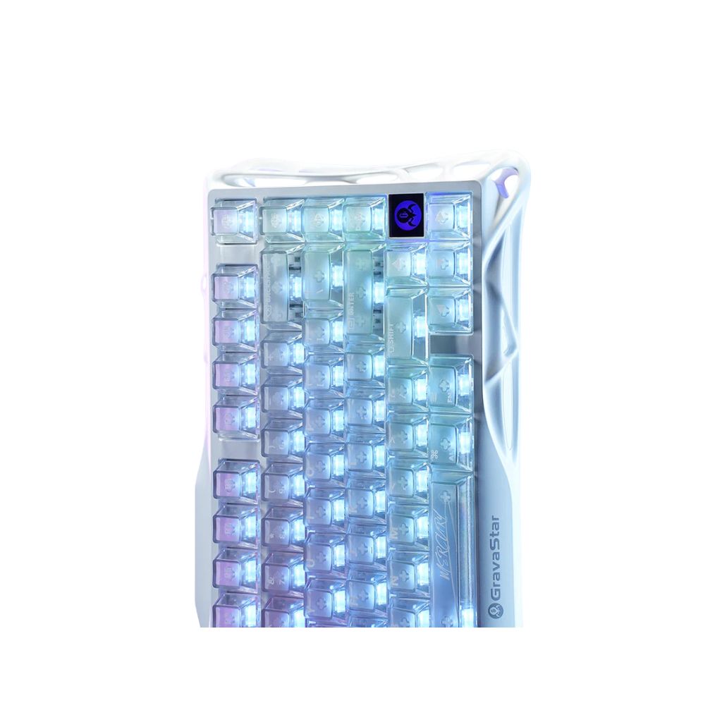 Gravastar Mercury K1 Lite Wireless - Crystal Aurora Gaming Keyboard