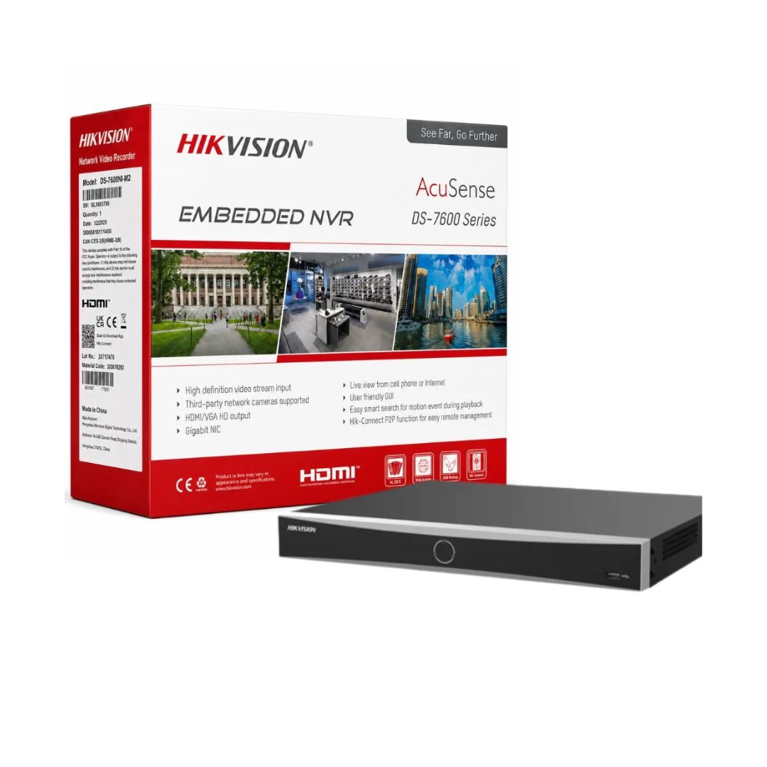 Hikvision DS-7608NXI-K2 8-Channel 4K NVR