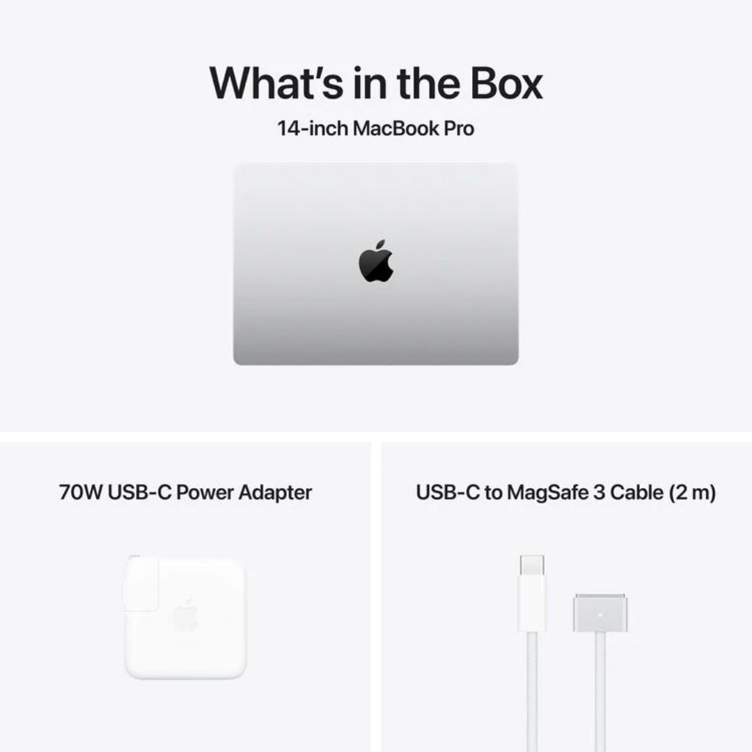 Apple Macbook Pro MJLV4AB/A - A3426, M5 (15 Core), GPU (16 Core), RAM 24GB, SSD 2TB, 14.2 (3024 x 1964), Silver