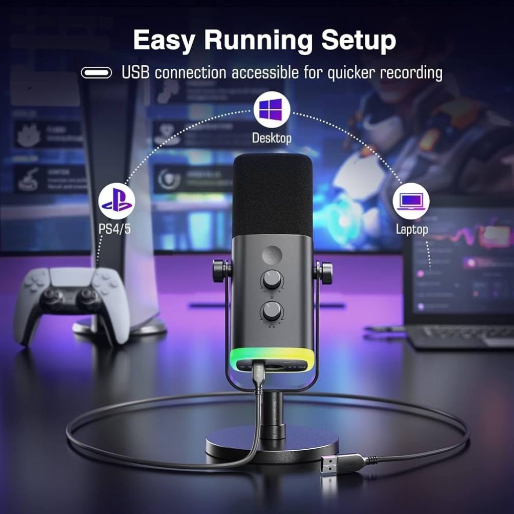 FIFINE TAM8 - USB/XLR Dynamic Microphone