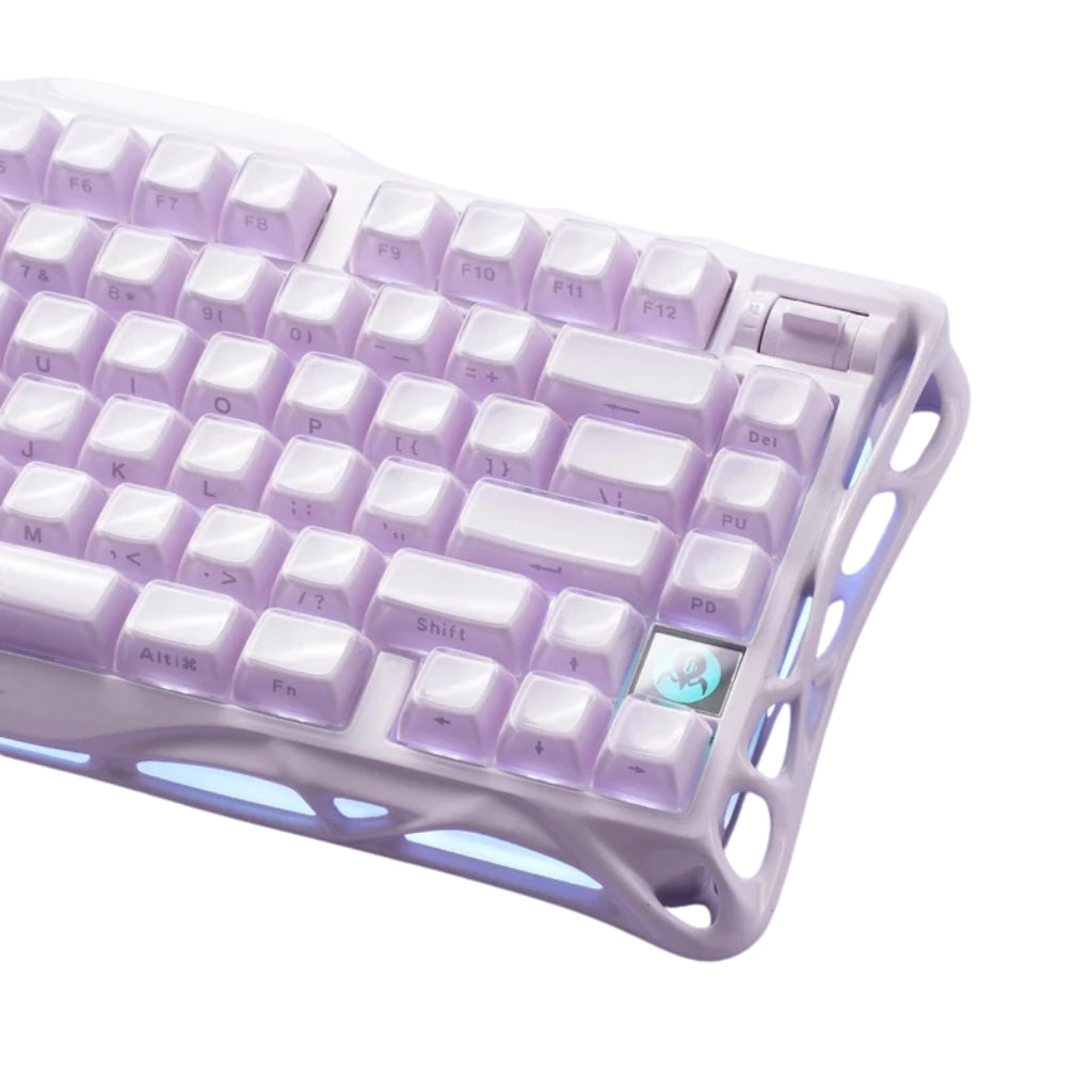 Gravastar Mercury K1 Wireless Gaming Keyboard- Lavender Purple