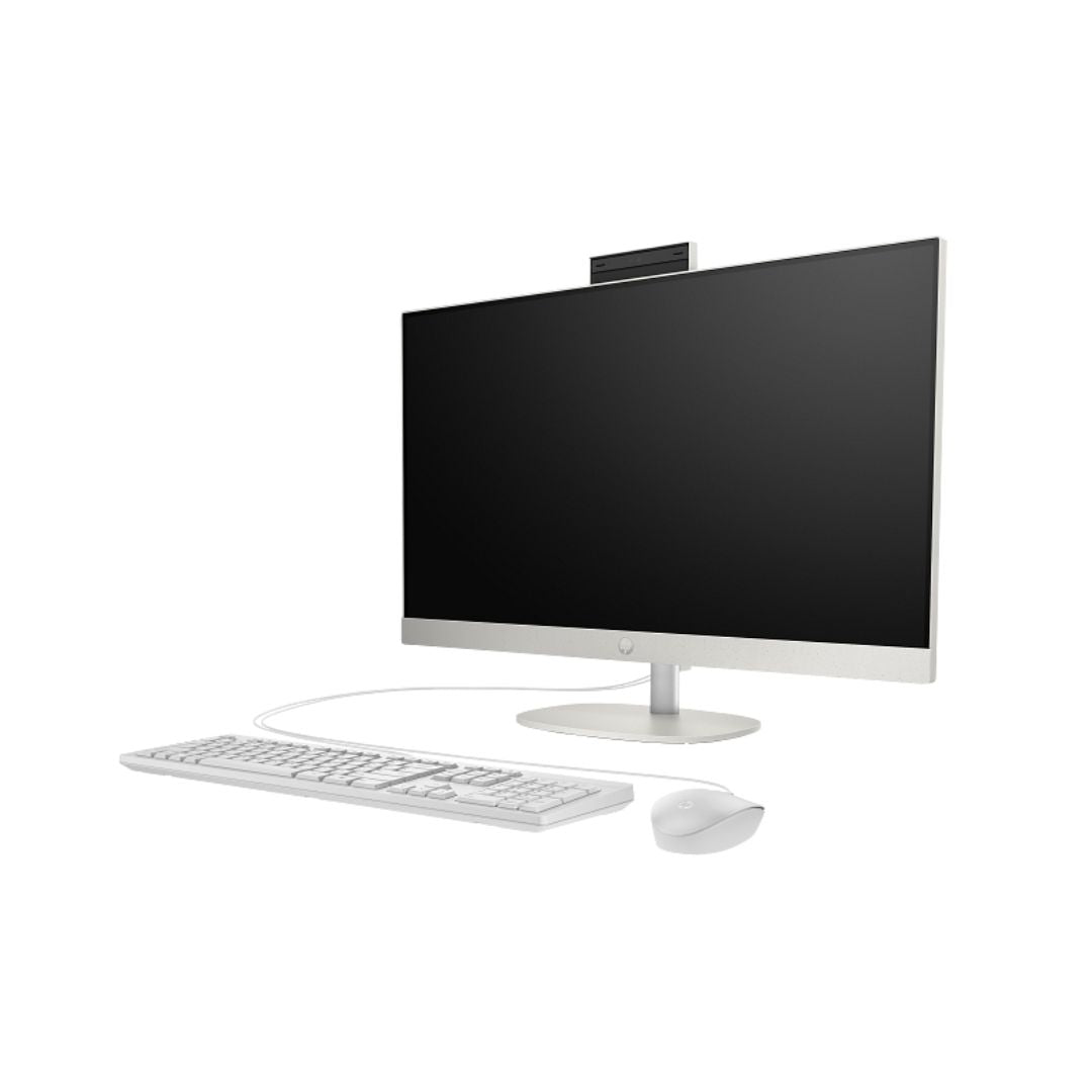 All in One HP 27-CR0156NH, Intel Core i7-1355U, RAM 32GB (Upgraded), SSD 1TB, Intel Graphics, 27 FHD IPS, White