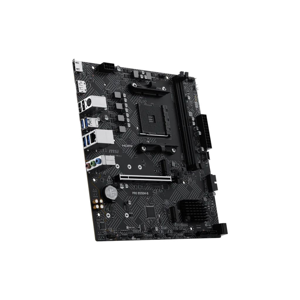 MSI PRO B550M-B - AMD AM4 Micro-ATX Motherboard