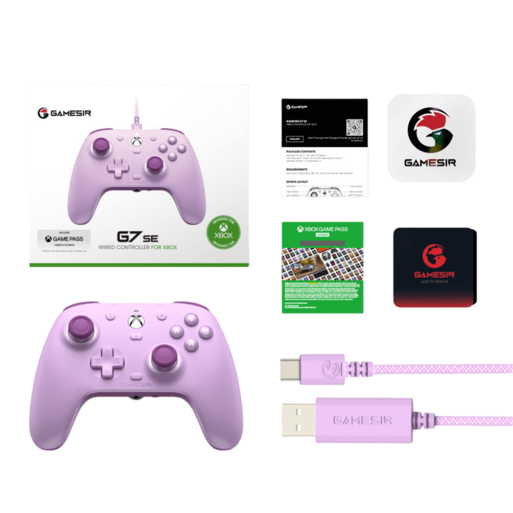 GameSir G7 SE Xbox Wired Controller - Purple