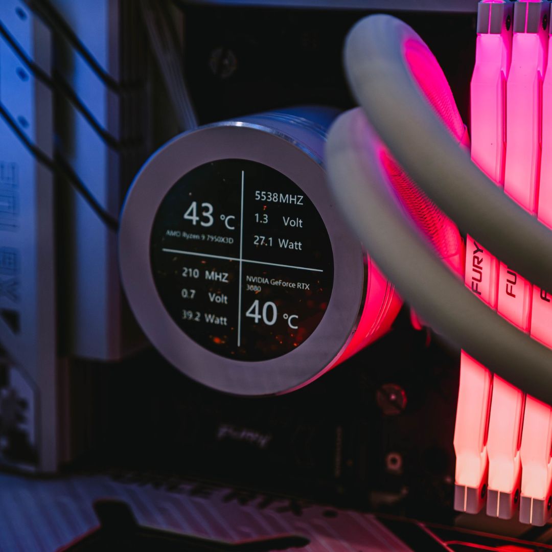 DarkFlash DN360S Liquid CPU Cooler - White