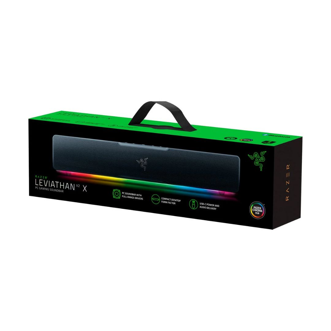 Razer Sound Bar Leviathan V2 X Speakers - Black